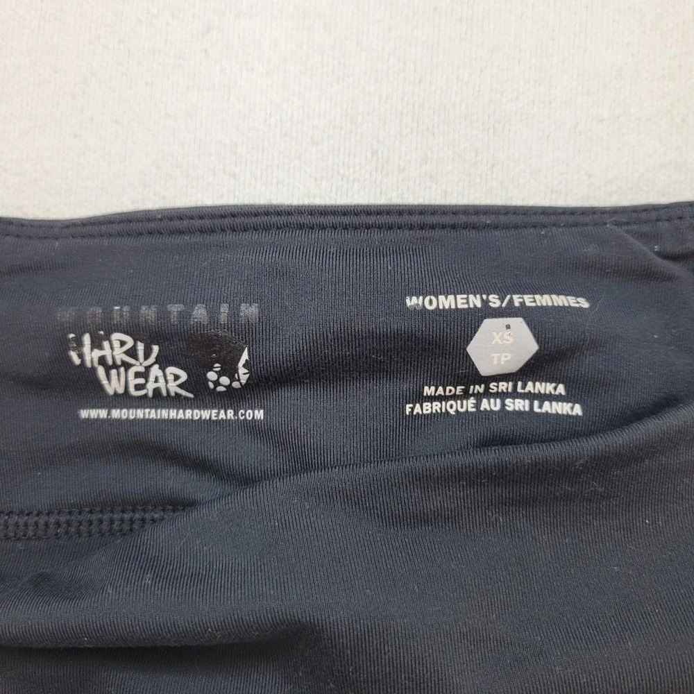 Mountain‎ Hardwear Running Shorts Womens XS Black Active 2-In-1 Athletic OL4560